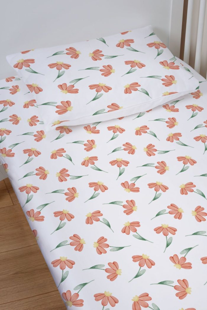 Organik Bebek Boy Lastikli Çarşaf Seti - Doğa Sevgisi - Görsel 2