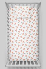 Organik Bebek Boy Lastikli Çarşaf Seti - Doğa Sevgisi - Görsel 3