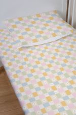 Organik Bebek Boy Lastikli Çarşaf Seti - Sihirli Karaler - Görsel 2