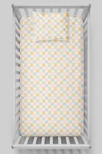 Organik Bebek Boy Lastikli Çarşaf Seti - Sihirli Karaler - Görsel 3