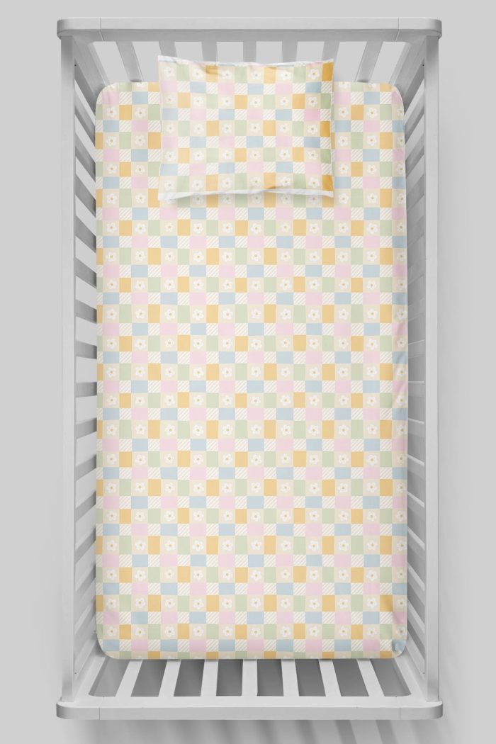 Organik Bebek Boy Lastikli Çarşaf Seti - Sihirli Karaler - Görsel 3