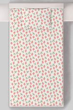 Organik Tek Kişilik Lastikli Çarşaf Seti - Tatlı Çilek Bahçesi - Görsel 3