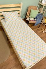 Organik Tek Kişilik Lastikli Çarşaf Seti - Sihirli Karaler