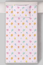 Organik Tek Kişilik Lastikli Çarşaf Seti - Bahar Dansı - Görsel 3