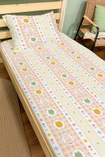 Organik Tek Kişilik Lastikli Çarşaf Seti - Şirin Kahramanlar - Görsel 2