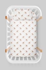 Organik Anne Yanı Nevresim Takımı (60x100) - Minik Zarif Ceylan - Görsel 3