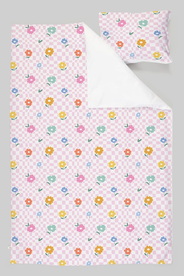 Organik Tek Kişilik Nevresim Takımı (160x220) - Bahar Dansı - Görsel 3