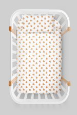 Organik Anne Yanı Nevresim Takımı (60x100) - Portakal Bahçesi - Görsel 3