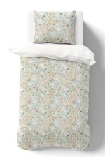 Organik Tek Kişilik Nevresim Takımı (160x220) - Doğanın Minik Sesleri - Görsel 2