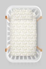 Organik Anne Yanı Nevresim Takımı (60x100) - Çiçek Bahçesi - Görsel 3