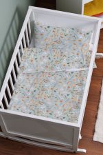 Organik Anne Yanı Nevresim Takımı (60x100) - Doğanın Minik Sesleri