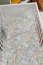 Organik Anne Yanı Nevresim Takımı (60x100) - Doğanın Minik Sesleri - Görsel 2