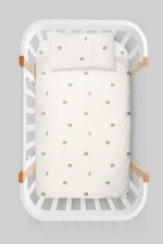 Organik Anne Yanı Nevresim Takımı (60x100) - Minik Limonlar - Görsel 3