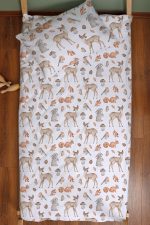 Organik Montessori Nevresim Seti (100x200) - Sevimli Dostlar - Görsel 3