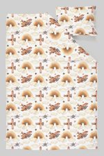 Organik Park Yatak Nevresim Takımı (80x120) - Uçan Hayal - Görsel 3