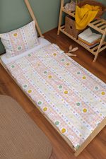 Organik Montessori Nevresim Seti (100x200) - Şirin Kahramanlar