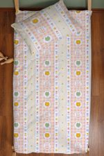 Organik Montessori Nevresim Seti (100x200) - Şirin Kahramanlar - Görsel 3