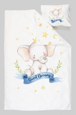 Organik Çarşaflı Park Yatak Nevresim Takımı (80x120) - Kraliyet Düşleri - Görsel 3