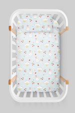 Organik Anne Yanı Nevresim Takımı (60x100) - Şirin Tavşanlar - Görsel 3