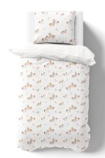 Organik Tek Kişilik Nevresim Takımı (160x220) - Minik Tay - Görsel 2