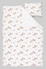 Organik Tek Kişilik Nevresim Takımı (160x220) - Minik Tay - Görsel 3