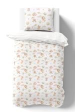 Organik Tek Kişilik Nevresim Takımı (160x220) - Küçük Kaşifler - Görsel 2