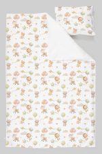 Organik Tek Kişilik Nevresim Takımı (160x220) - Küçük Kaşifler - Görsel 3