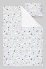 Organik Tek Kişilik Nevresim Takımı (160x220) - Şirin Tavşanlar - Görsel 3