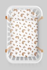 Organik Anne Yanı Nevresim Takımı (60x100) - Sonbahar Yaprakları - Görsel 3