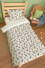 Organik Tek Kişilik Nevresim Takımı (160x220) - Doğa Macerası