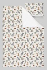 Organik Tek Kişilik Nevresim Takımı (160x220) - Doğa Macerası - Görsel 3