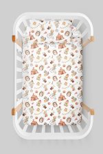 Organik Anne Yanı Nevresim Takımı (60x100) - Sihirli Minik Akrobasi - Görsel 3