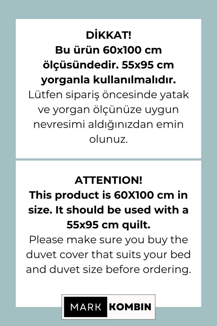 Organik Anne Yanı Nevresim Takımı (60x100) - Sihirli Minik Akrobasi - Görsel 4