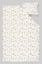 Organik Park Yatak Nevresim Takımı (80x120) - Ördek ve Tavuk Düşleri - Görsel 3