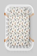 Organik Anne Yanı Nevresim Takımı (60x100) - Doğa Macerası - Görsel 3