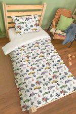 Organik Tek Kişilik Nevresim Takımı (160x220) - Hızlı ve Eğlenceli