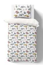 Organik Tek Kişilik Nevresim Takımı (160x220) - Hızlı ve Eğlenceli - Görsel 2