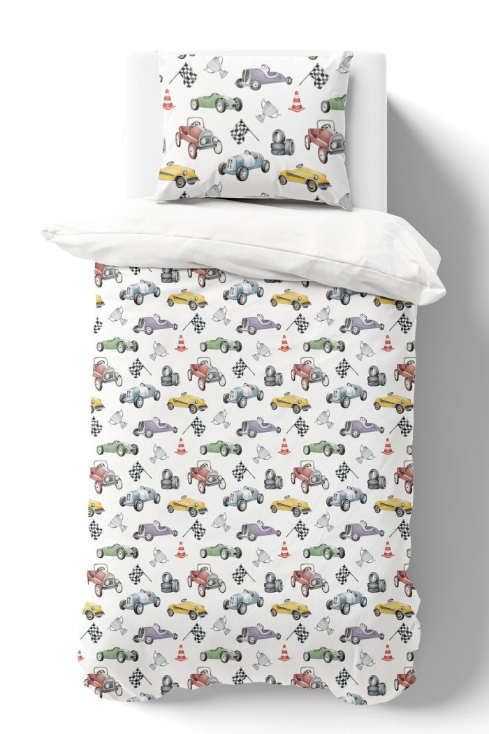 Organik Tek Kişilik Nevresim Takımı (160x220) - Hızlı ve Eğlenceli - Görsel 2