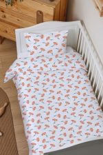 Organik Çarşaflı Bebek Nevresim Takımı (100x150) - Doğa Sevgisi