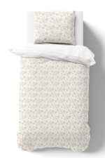 Organik Tek Kişilik Nevresim Takımı (160x220) - Çiçek Bahçesi - Görsel 2