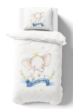 Organik Tek Kişilik Nevresim Takımı (160x220) - Kraliyet Düşleri - Görsel 2