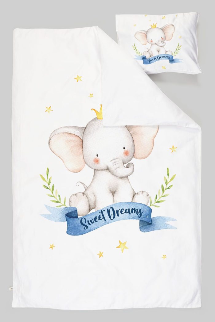 Organik Tek Kişilik Nevresim Takımı (160x220) - Kraliyet Düşleri - Görsel 3