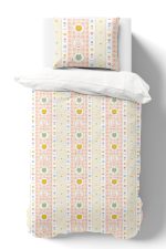 Organik Tek Kişilik Nevresim Takımı (160x220) - Şirin Kahramanlar - Görsel 2