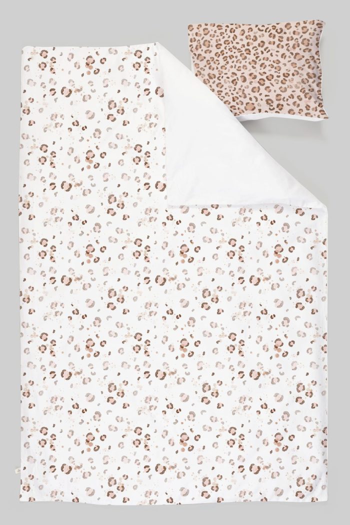 Organik Tek Kişilik Nevresim Takımı (160x220) - Leopar Şıklığı - Görsel 3