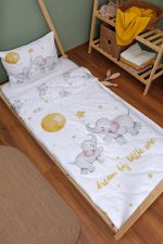 Organik Montessori Nevresim Seti (100x200) - Hayalperest Fil