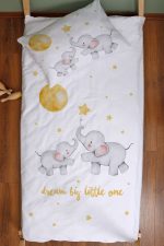 Organik Montessori Nevresim Seti (100x200) - Hayalperest Fil - Görsel 3