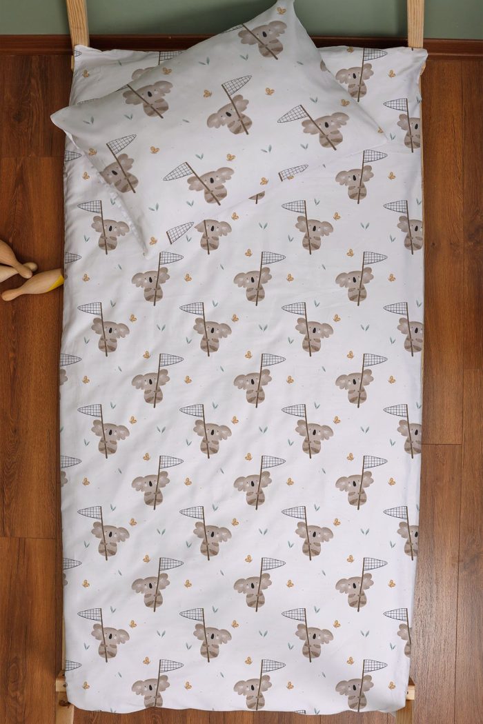 Organik Montessori Nevresim Seti (100x200) - Rüzgar Yolcusu - Görsel 3