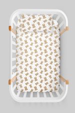 Organik Anne Yanı Nevresim Takımı (60x100) - Tatlı Ayıcık - Görsel 3