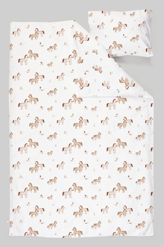 Organik Park Yatak Nevresim Takımı (80x120) - Minik Tay - Görsel 3