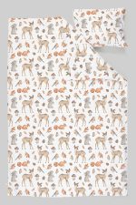 Organik Park Yatak Nevresim Takımı (80x120) - Sevimli Dostlar - Görsel 3